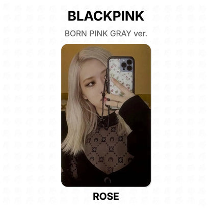 BLACKPINK BORN PINK GRAY ver. Official Photocard