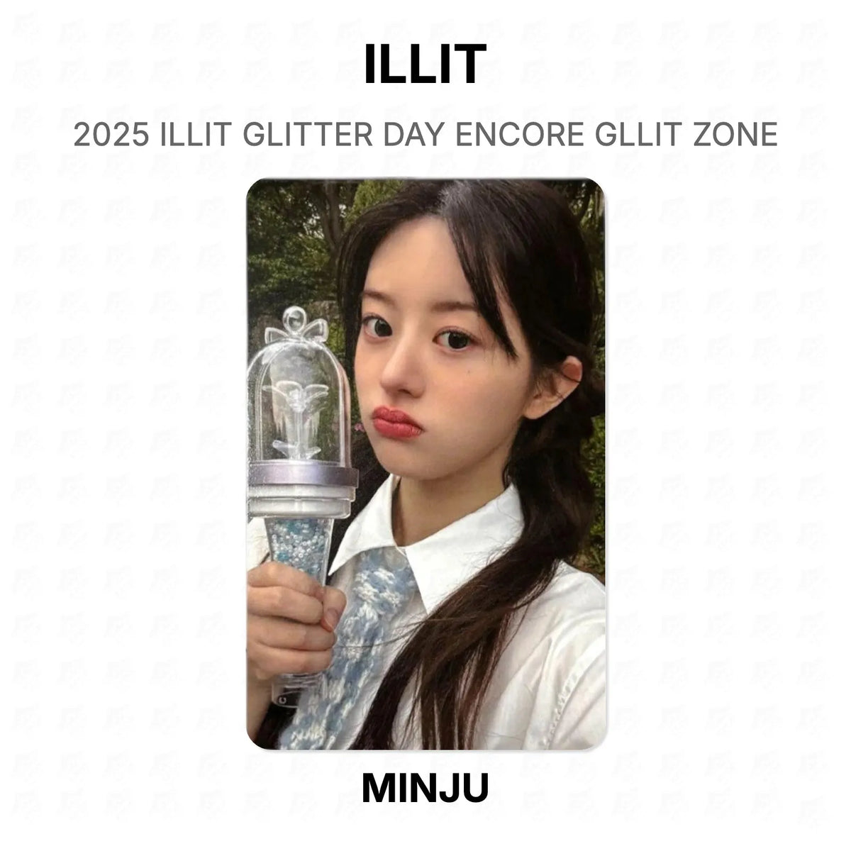 ILLIT 2025 ILLIT GLITTER DAY ENCORE GLLIT ZONE Official Photocard