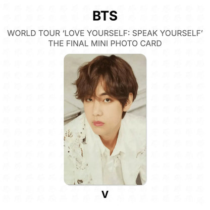 BTS WORLD TOUR ‘LOVE YOURSELF: SPEAK YOURSELF’ THE FINAL MINI PHOTO CARD photocard oficial