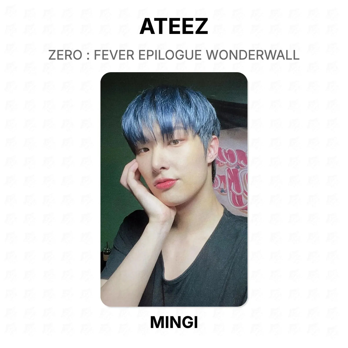 ATEEZ ZERO : FEVER EPILOGUE WONDERWALL Official Photocard
