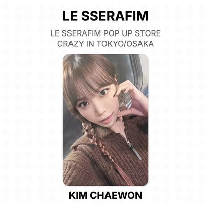 LE SSERAFIM POP UP STORE CRAZY IN TOKYO/OSAKA Official Photocard