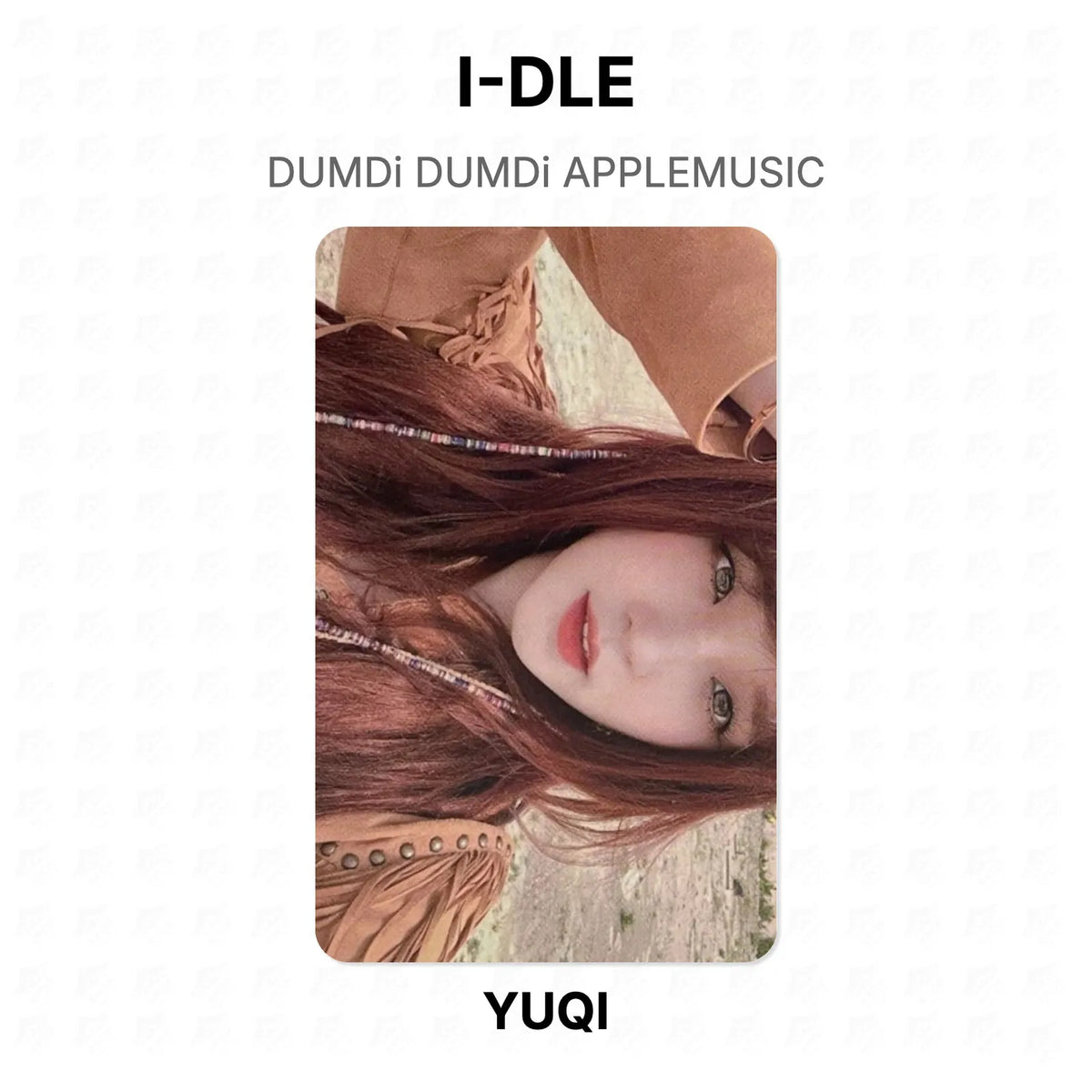 I-DLE DUMDi DUMDi APPLEMUSIC Official Photocard