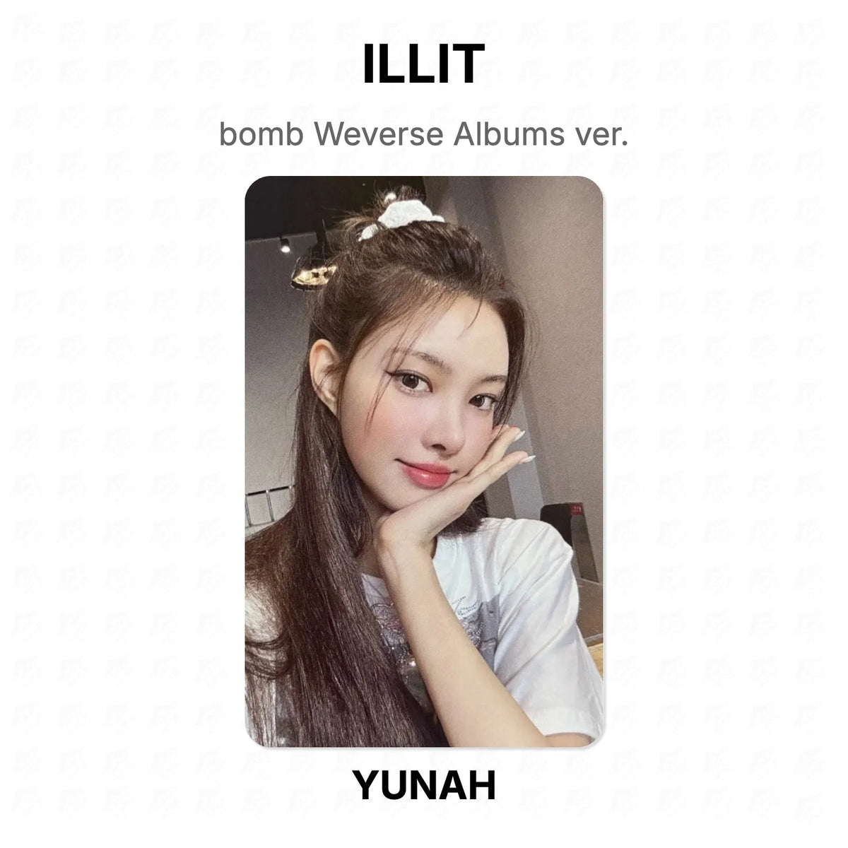ILLIT bomb Weverse Albums ver. Official Photocard