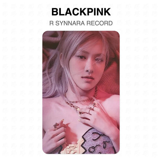 BLACKPINK R SYNNARA RECORD Official Photocard