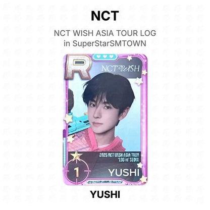 NCT WISH ASIA TOUR LOG in SuperStarSMTOWN Official Photocard