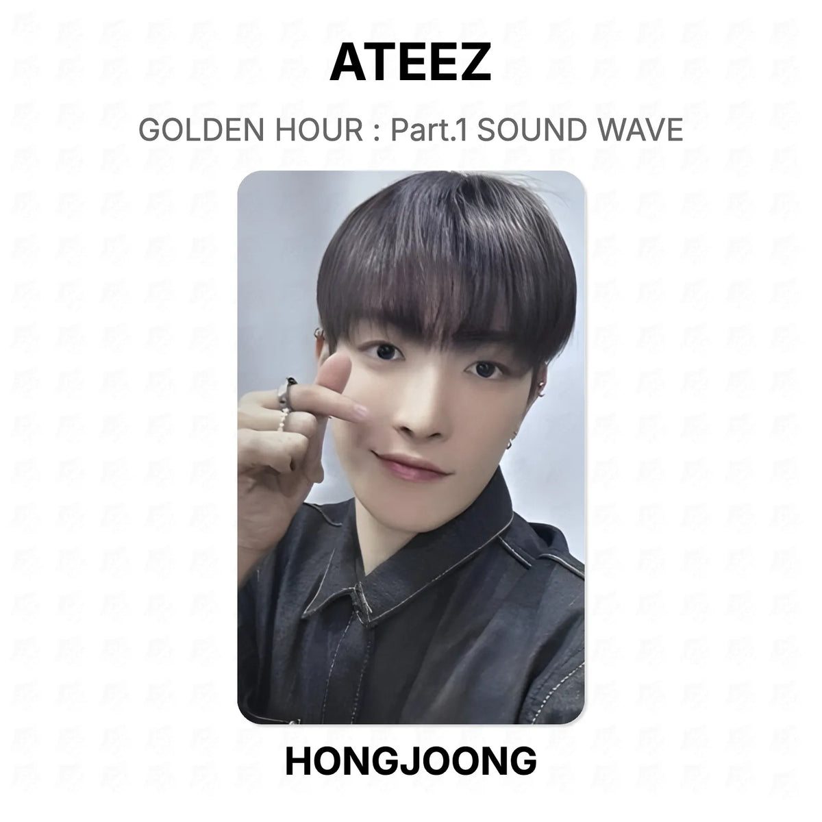 ATEEZ GOLDEN HOUR : Part.1 SOUND WAVE Official Photocard