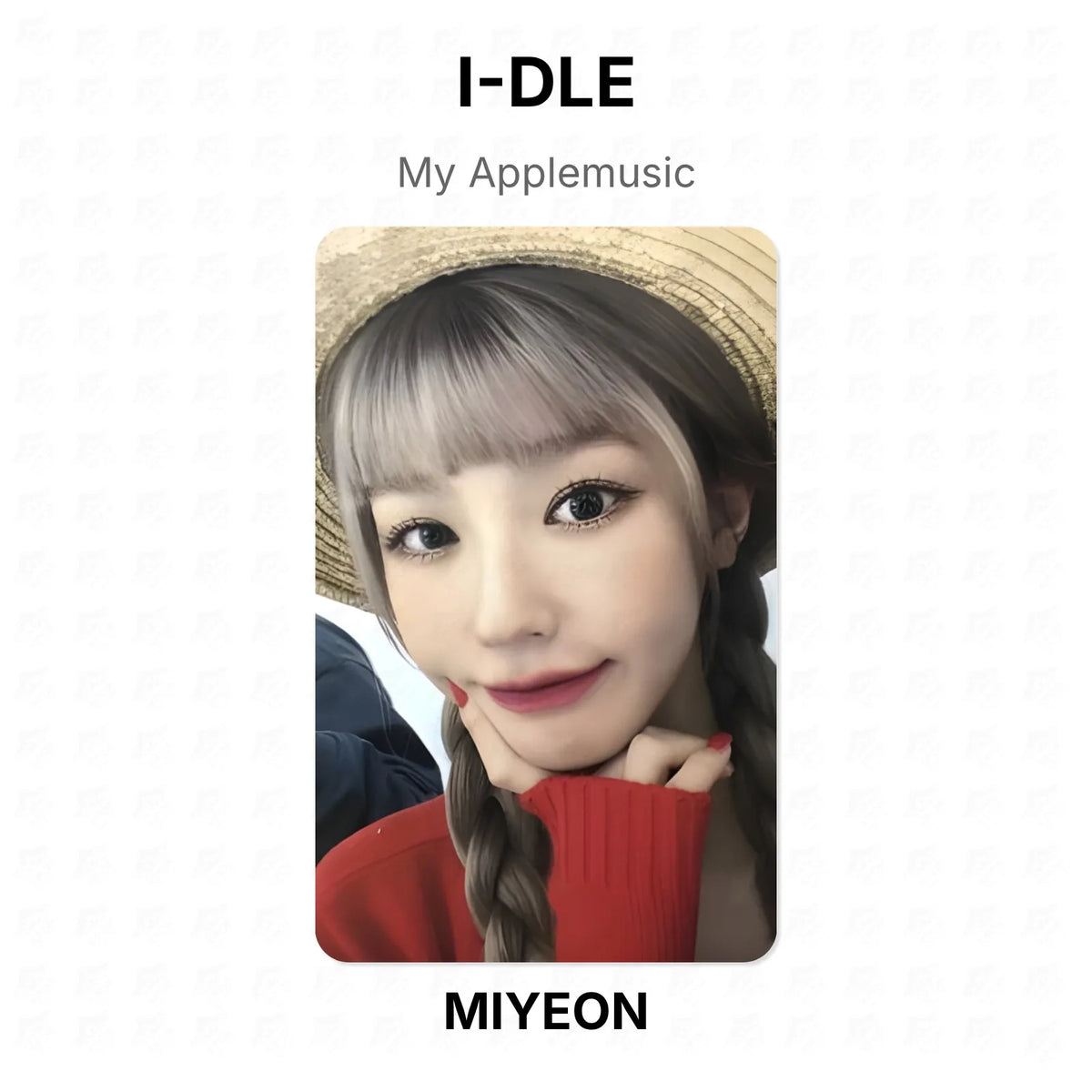 I-DLE My Applemusic Official Photocard