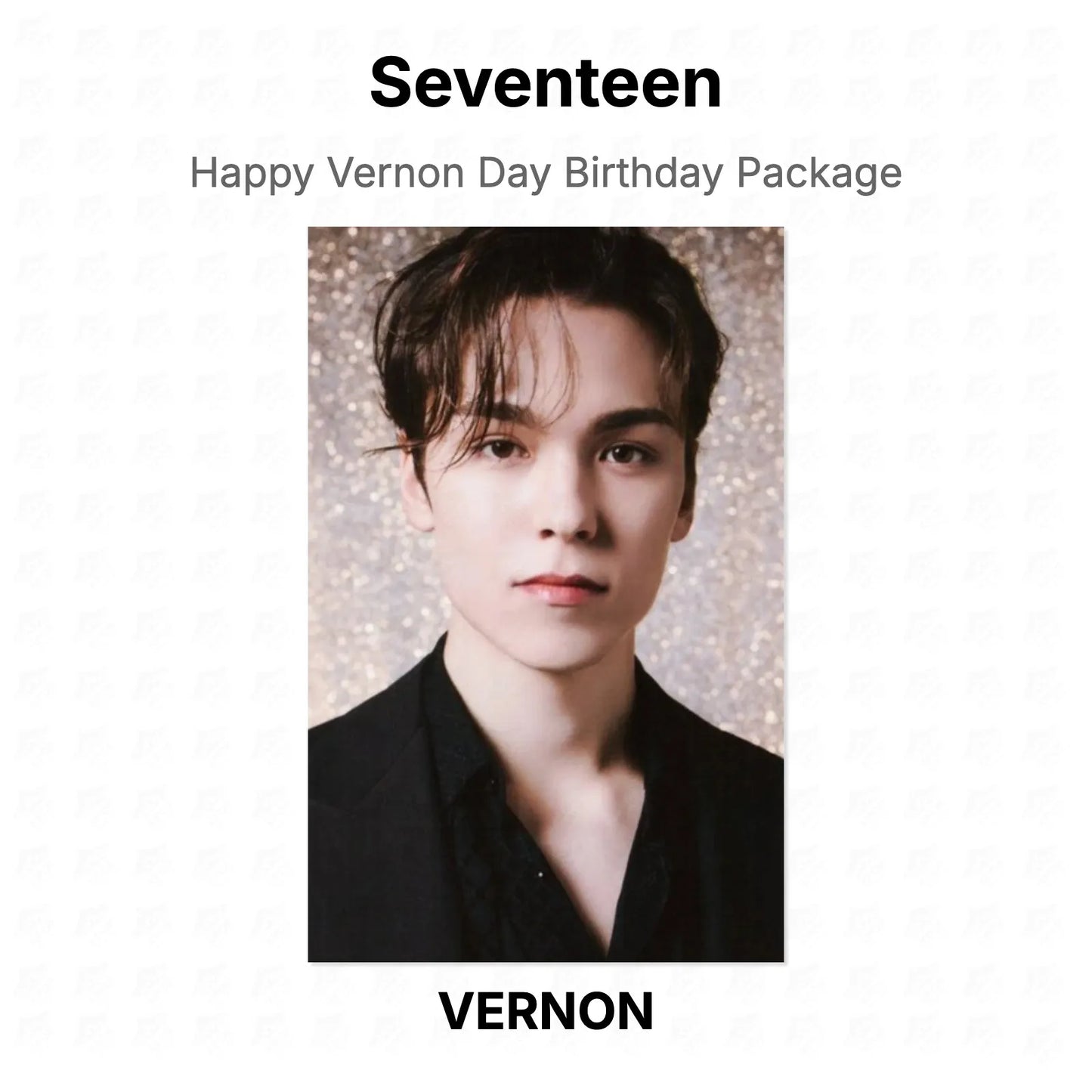 Seventeen Happy Vernon Day Birthday Package Official Photocard