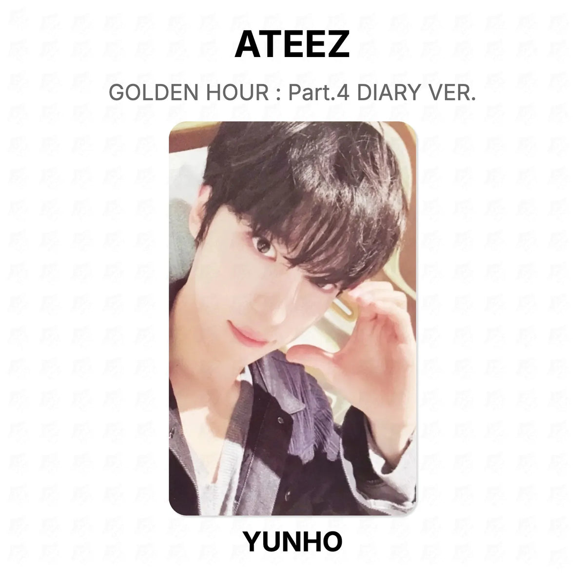 ATEEZ GOLDEN HOUR : Part.4 DIARY VER. Official Photocard
