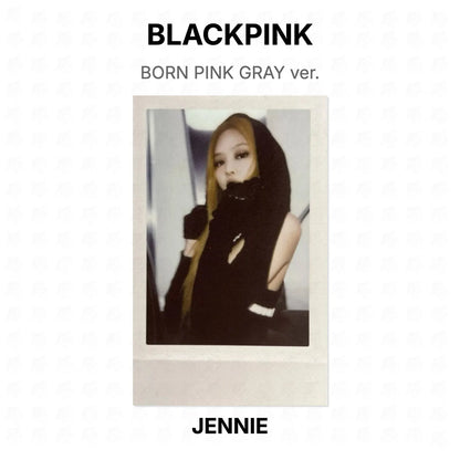 BLACKPINK BORN PINK GRAY ver. Official Photocard