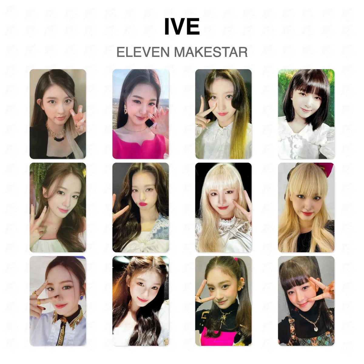 IVE ELEVEN MAKESTAR Official Photocard