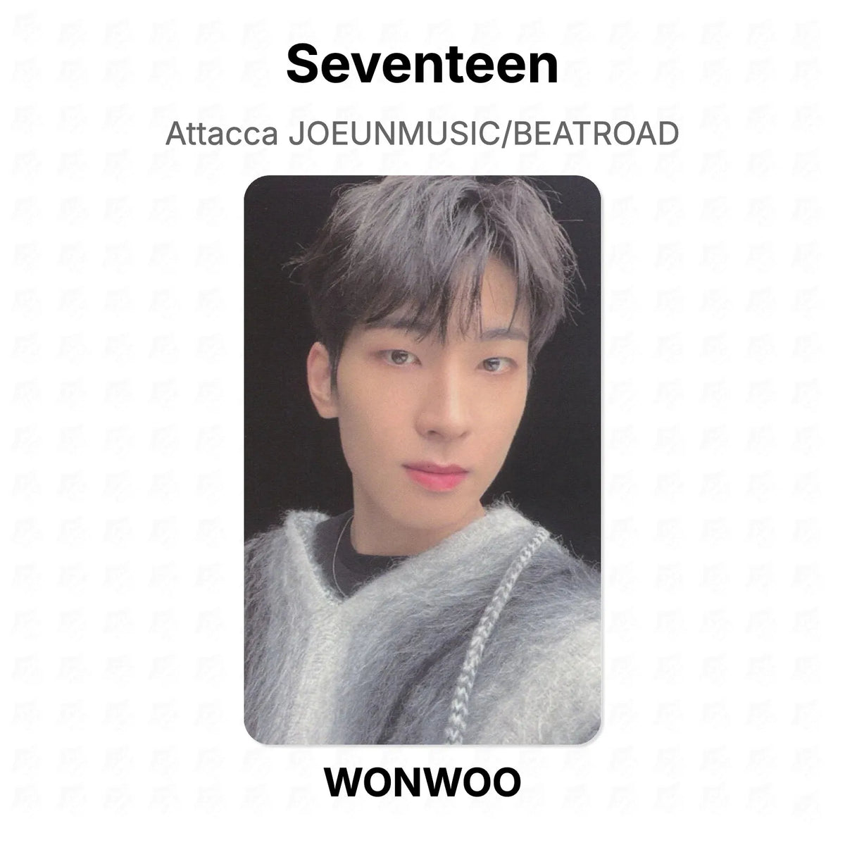 Seventeen Attacca JOEUNMUSIC/BEATROAD Official Photocard