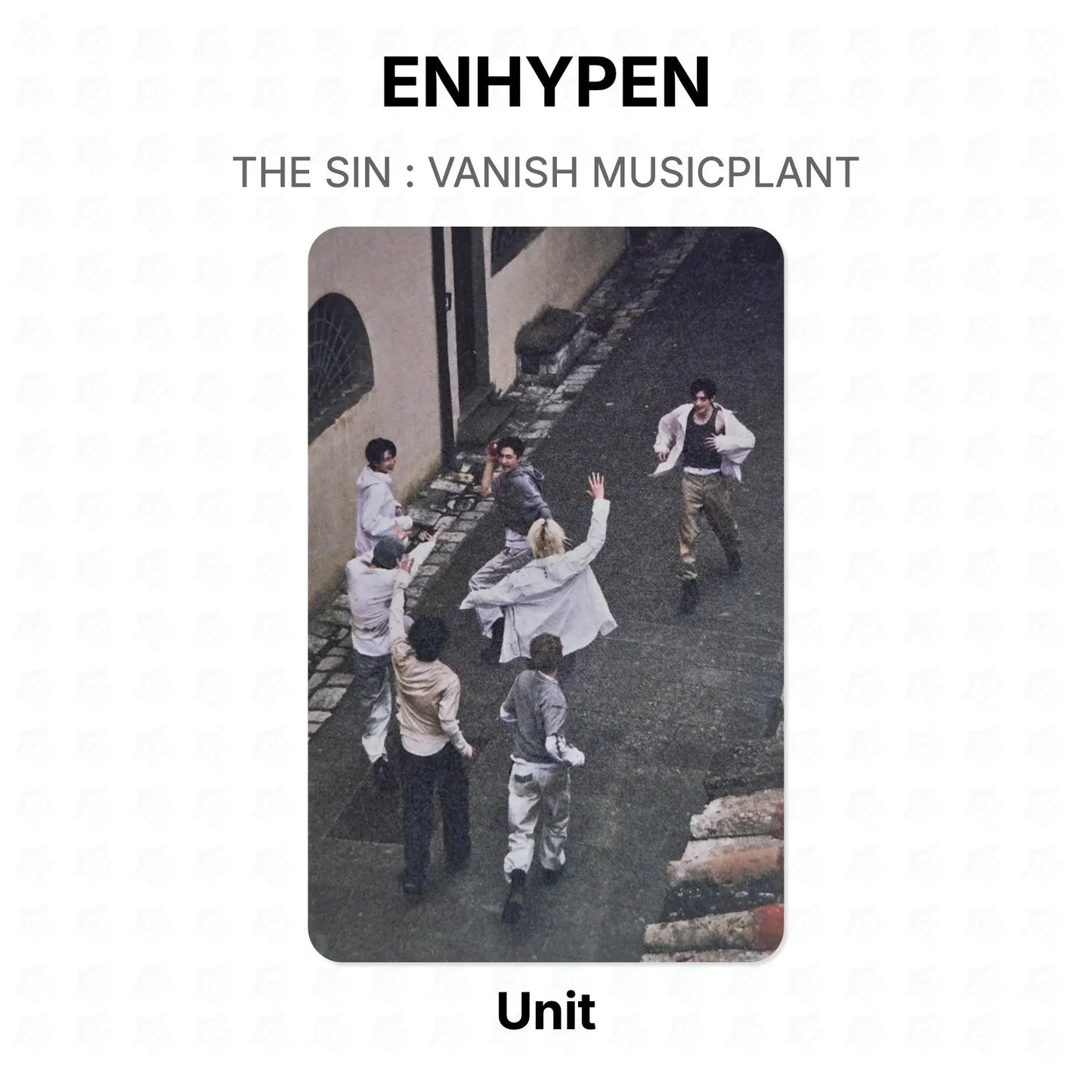 ENHYPEN THE SIN : VANISH MUSICPLANT Official Photocard