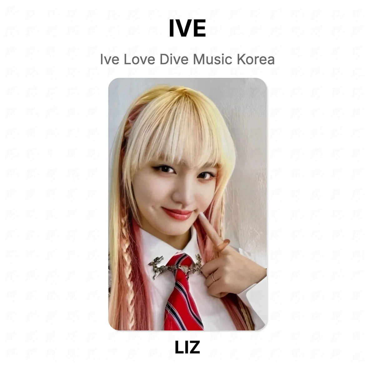 IVE Love Dive Music Korea Official Photocard