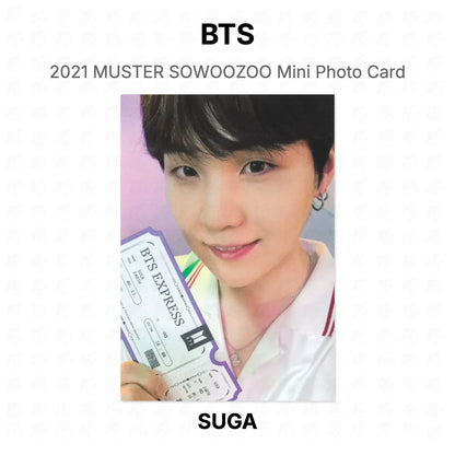 BTS 2021 MUSTER SOWOOZOO Mini Photo Card โฟโต้การ์ดของแท้