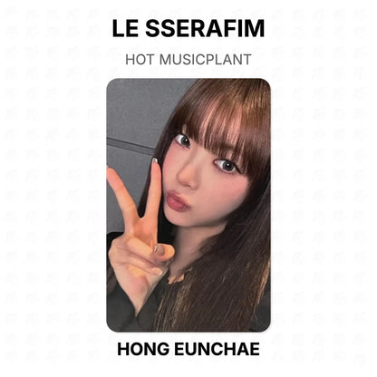 LE SSERAFIM HOT MUSICPLANT Official Photocard