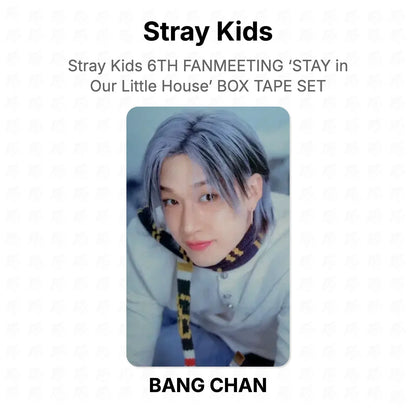 Stray Kids 6TH FANMEETING ‘STAY in Our Little House’ BOX TAPE SET Official Photocard