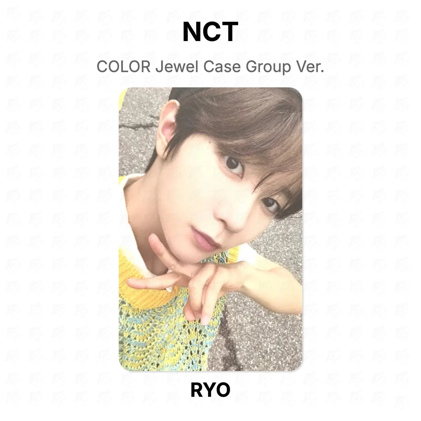 NCT COLOR Jewel Case Group Ver. Official Photocard