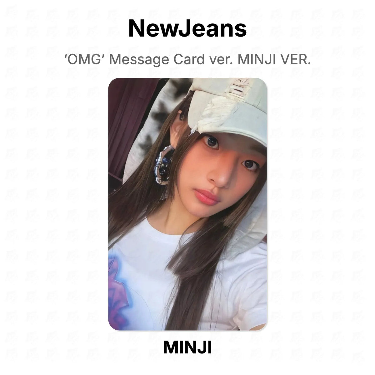 NewJeans ‘OMG’ Message Card ver. MINJI VER. Official Photocard