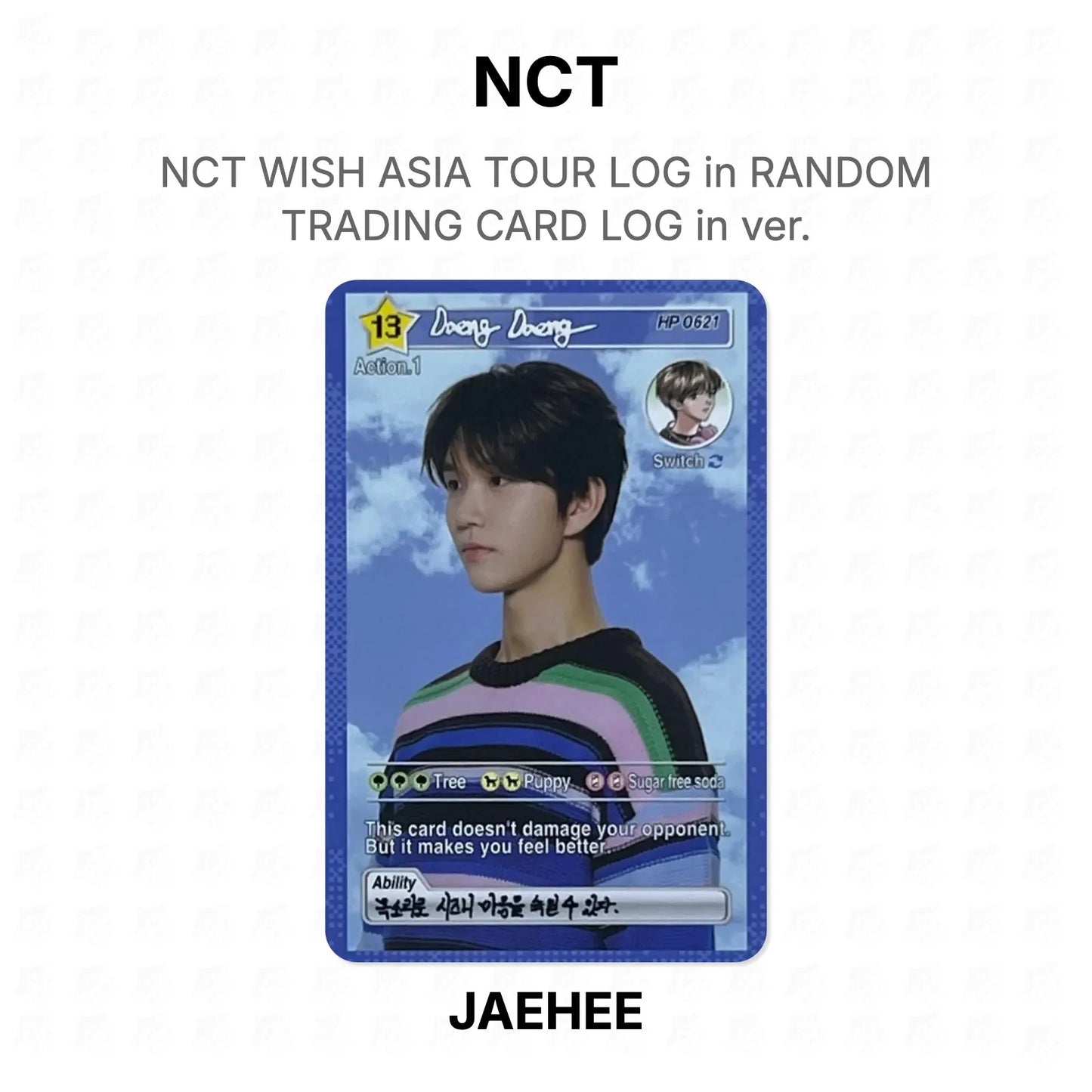NCT WISH ASIA TOUR LOG in RANDOM TRADING CARD LOG in ver. Official Photocard
