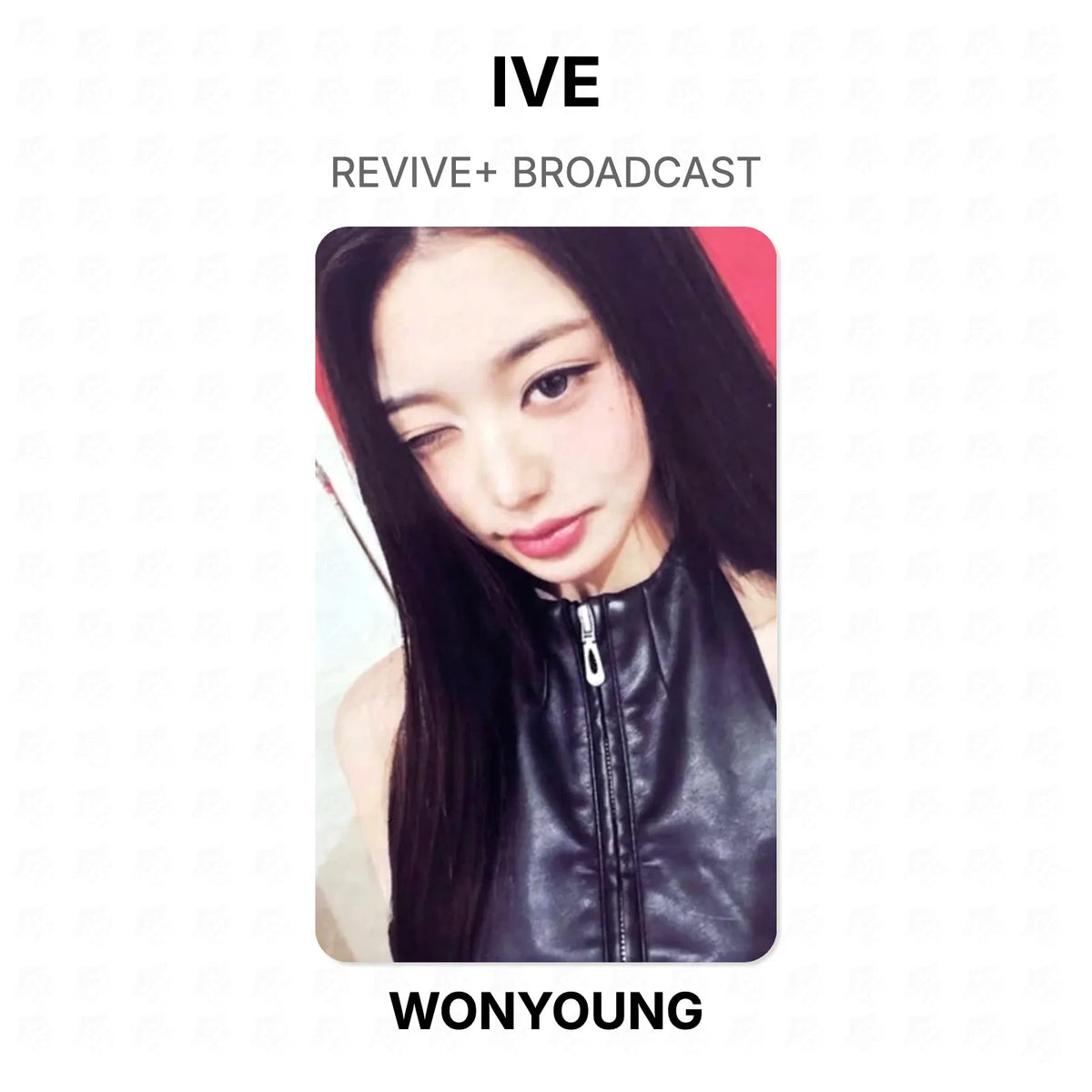 IVE REVIVE+ BROADCAST Official Photocard