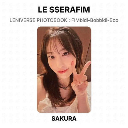 LE SSERAFIM LENIVERSE PHOTOBOOK : FIMbidi-Bobbidi-Boo Official Photocard