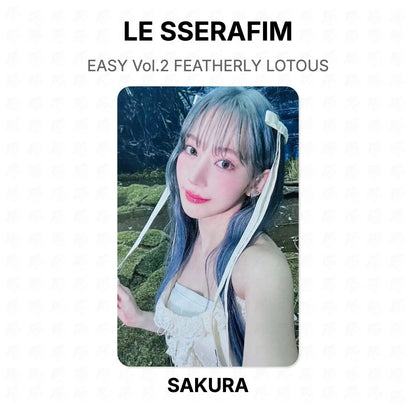 LE SSERAFIM EASY Vol.2 FEATHERLY LOTOUS Official Photocard