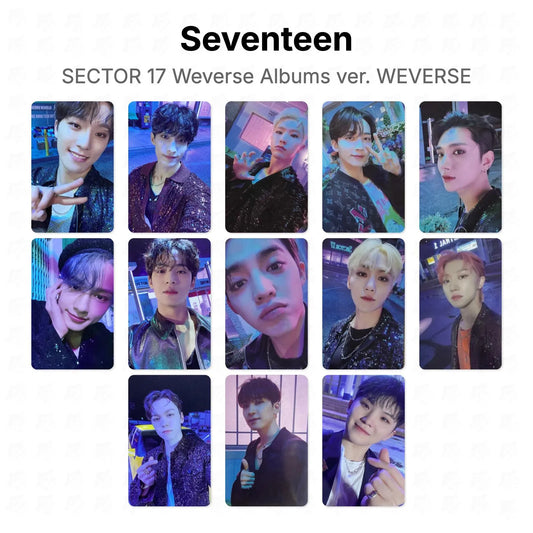 Seventeen SECTOR 17 Weverse Albums ver. WEVERSE Official Photocard