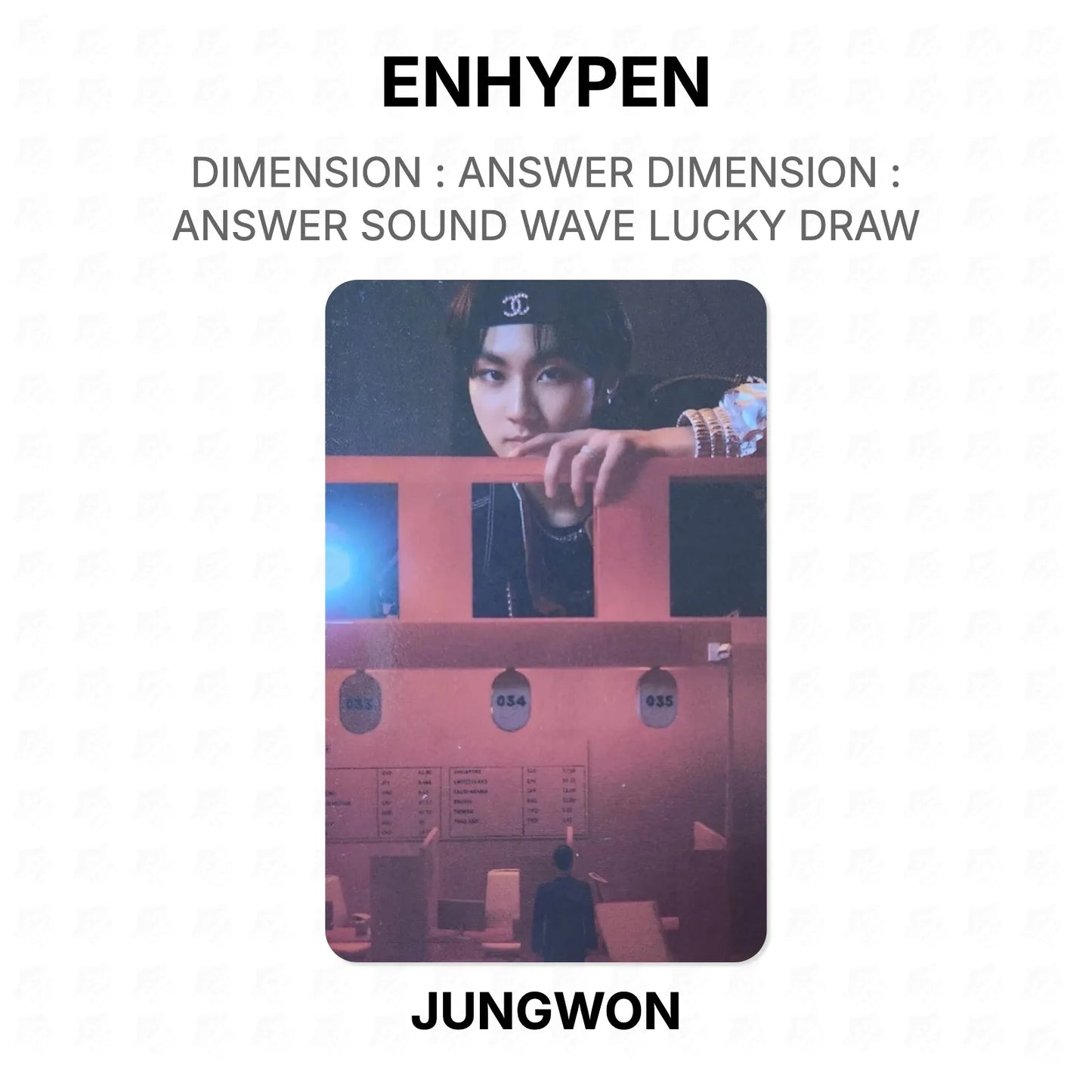 ENHYPEN DIMENSION : ANSWER DIMENSION : ANSWER SOUND WAVE LUCKY DRAW Official Photocard