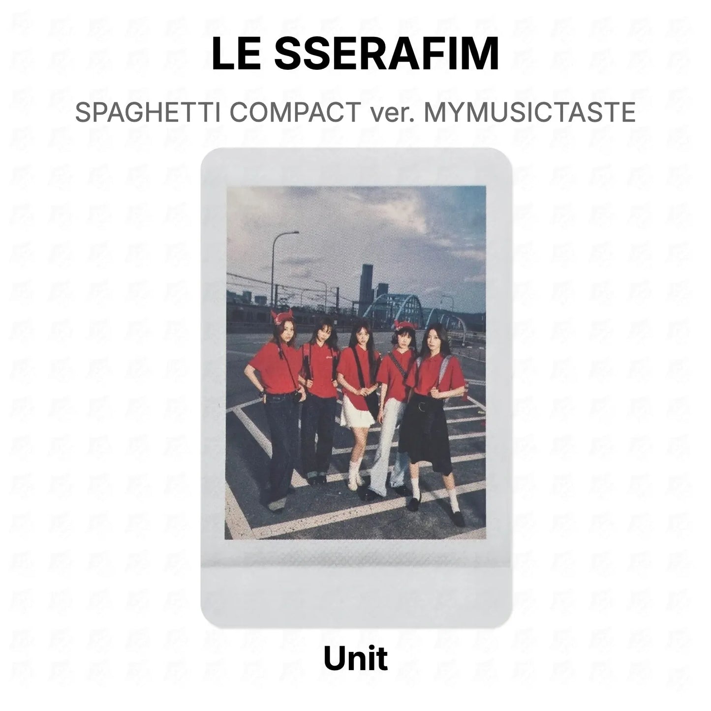 LE SSERAFIM SPAGHETTI COMPACT ver. MYMUSICTASTE Official Photocard