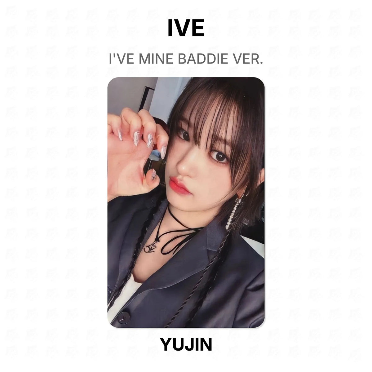 IVE I'VE MINE BADDIE VER. Official Photocard