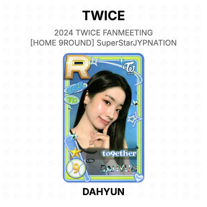 TWICE 2024 TWICE FANMEETING [HOME 9ROUND] SuperStarJYPNATION Official Photocard