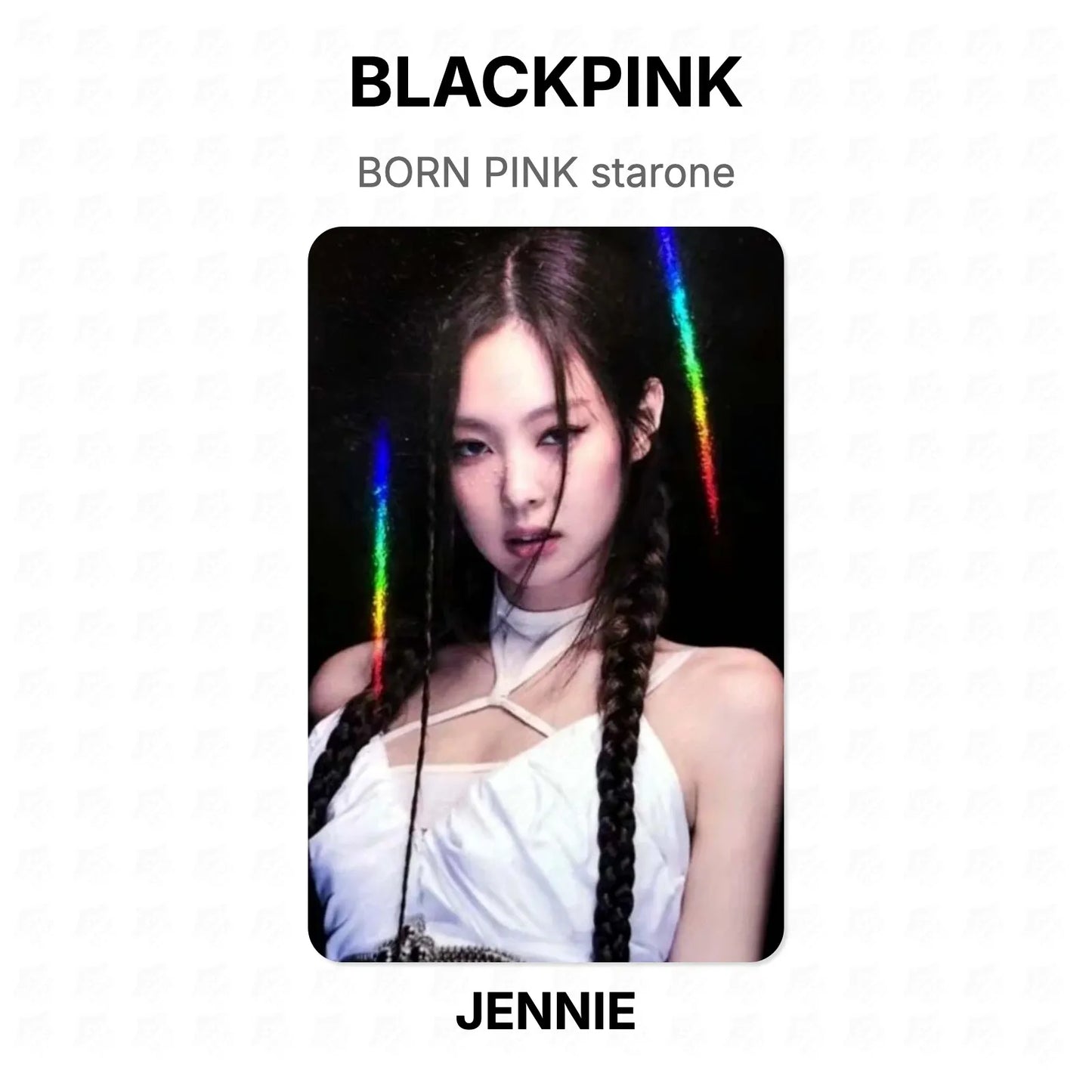 BLACKPINK BORN PINK starone Official Photocard