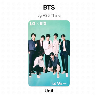 BTS Lg V35 Thinq photocard oficial