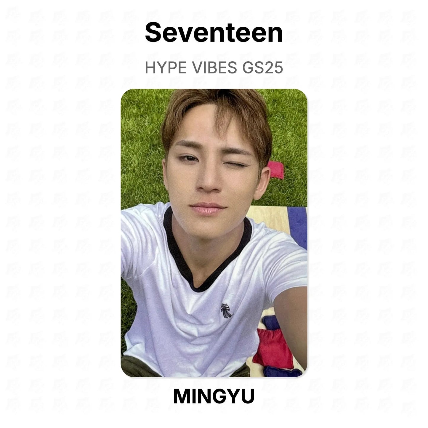 Seventeen HYPE VIBES GS25 Official Photocard