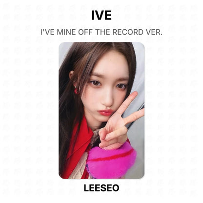IVE I'VE MINE OFF THE RECORD VER. Official Photocard