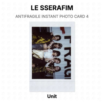 LE SSERAFIM ANTIFRAGILE INSTANT PHOTO CARD 4 Official Photocard