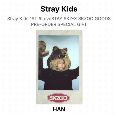 Stray Kids 1ST #LoveSTAY SKZ-X SKZOO GOODS PRE-ORDER SPECIAL GIFT Official Photocard