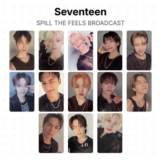 Seventeen SPILL THE FEELS BROADCAST Official Photocard