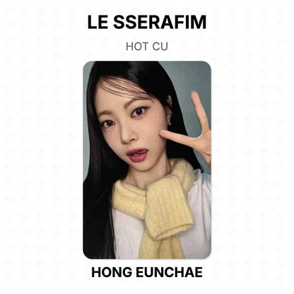 LE SSERAFIM HOT CU Official Photocard