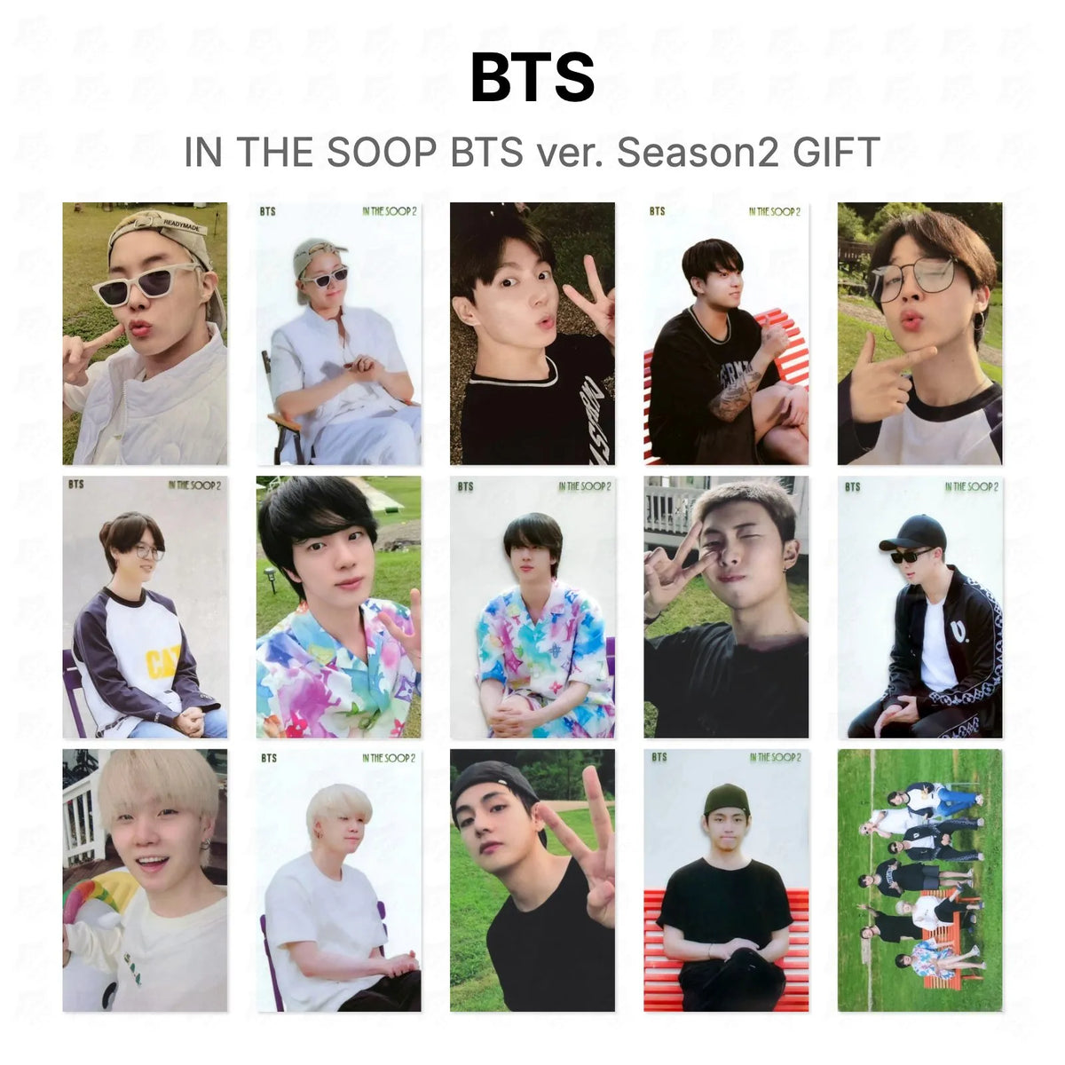 BTS IN THE SOOP BTS ver. Season2 GIFT photocard oficial