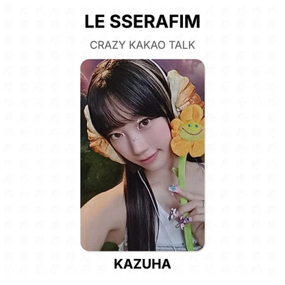 LE SSERAFIM CRAZY KAKAO TALK Official Photocard