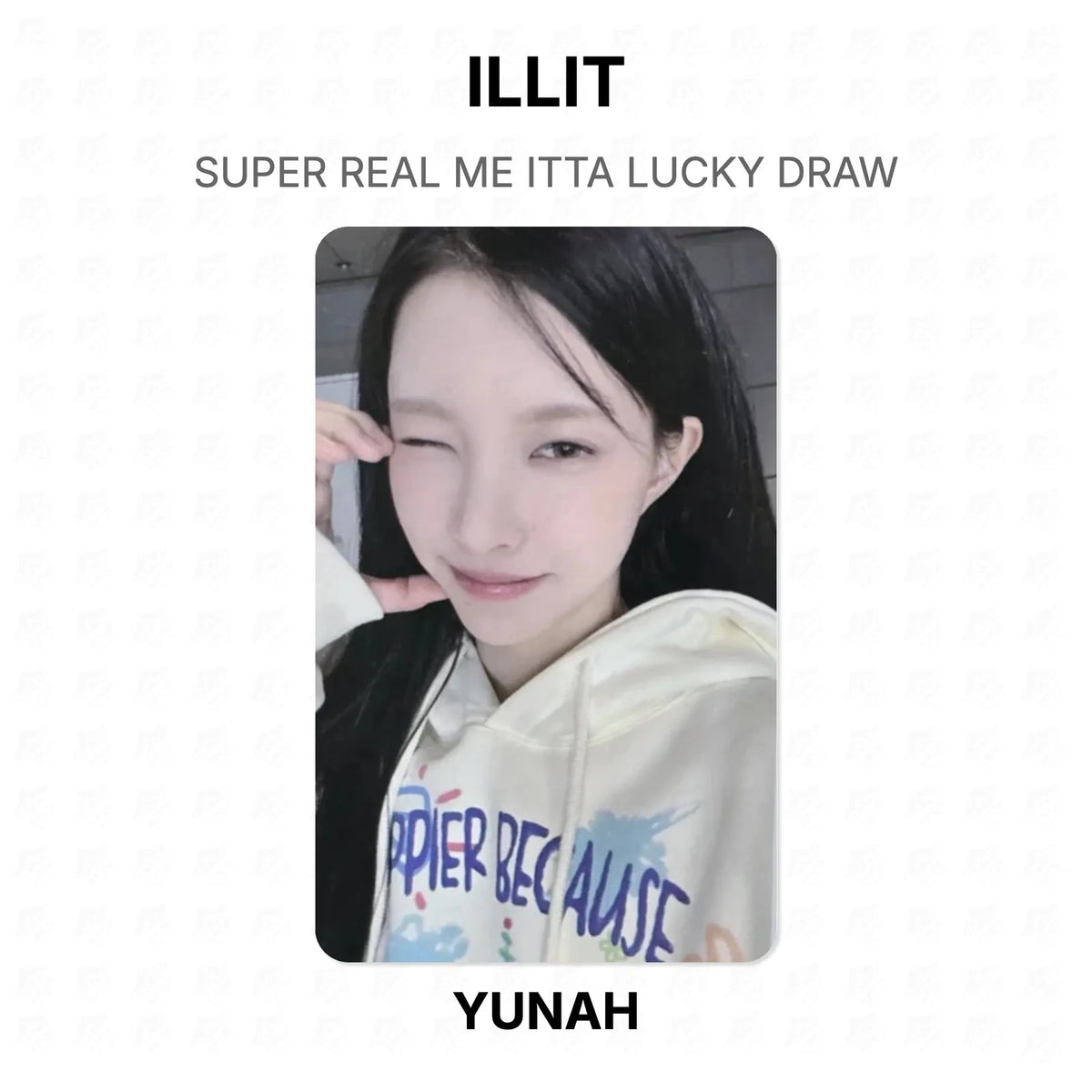 ILLIT SUPER REAL ME ITTA LUCKY DRAW Official Photocard