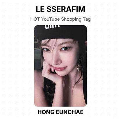 LE SSERAFIM HOT YouTube Shopping Tag Official Photocard