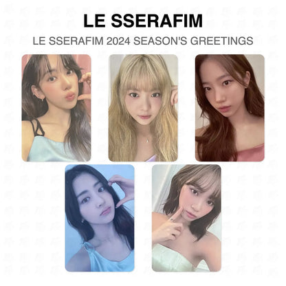 LE SSERAFIM 2024 SEASON'S GREETINGS Official Photocard