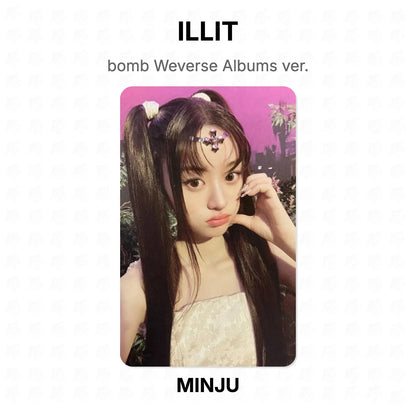ILLIT bomb Weverse Albums ver. Official Photocard
