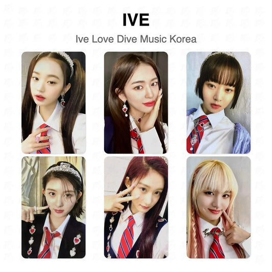 IVE Love Dive Music Korea Official Photocard