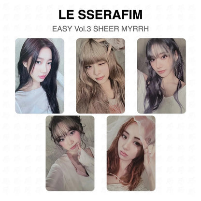 LE SSERAFIM EASY Vol.3 SHEER MYRRH Official Photocard