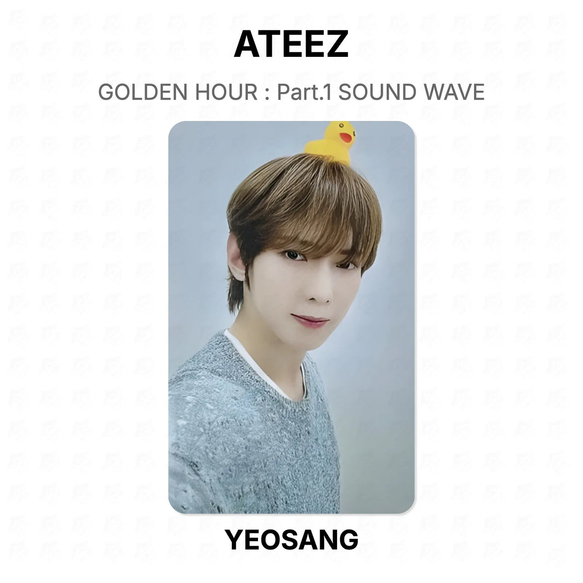 ATEEZ GOLDEN HOUR : Part.1 SOUND WAVE Official Photocard