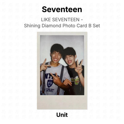 Seventeen LIKE SEVENTEEN - Shining Diamond Photo Card B Set Official Photocard